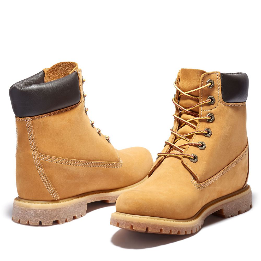 Bocanci 6-Inch Timberland Dama Maro - Premium Waterproof Internal Wedge - Romania - YZKGWQ145